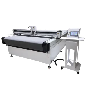 CNC Oscillating Cutting Machine Automatic Industrial Flatbed Cloth Cutter for Textile Leather Foam 380V