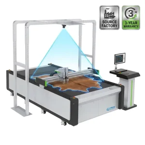 CNC Oscillating Knife Automatic Leather Cutting Machine for Genuine Leather Cowhide Shoes and Bags