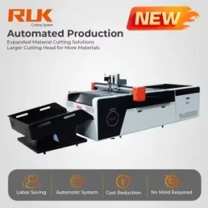 CNC Oscillating Knife Cutting Machine Leather Strip Cutter Fabric Table for Sign Vinyl 11