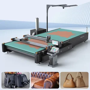 Calf Boot Flatbed Cutter for Cowhide Leather Shoes and Jackets, Digital Knife Cutting Machine