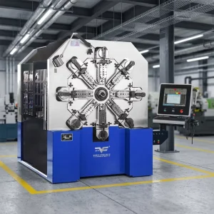Camless Spring-Making Metal Spinning Cutting Machine Bearing Motor PLC 380V 1kW CNC12100