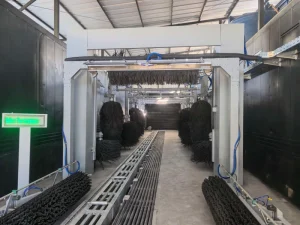 Car Wash Plant with Tunnel Machine, Water Recycling System, and Equipment Room