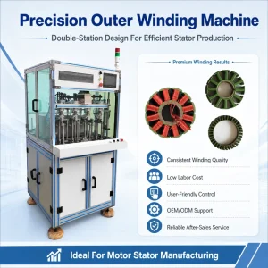 Ceiling Fans Generator Magneto Motor Stator Winding Machine Coil Winding Machine