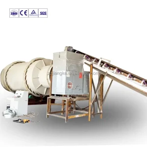 Ceramic Tile Production Dryer 55tph with 3mm Particle Size Control, Triple Cylinder, SUS316L Stainless Steel and Electric Motor