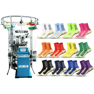 China Manufacturer Double Knitting Motor Core 3.75 Inch Automatic Cotton Sock Making Machine