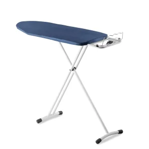 Classical Mesh Folding Ironing Board with Iron Rest and Wire Hanger