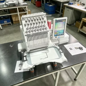 Commercial 12-Needle Computerized Embroidery Machine for Small Business Clothing Factory and Textile Workshop