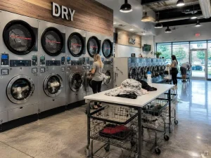 Commercial 12 kg Stacked Washer Dryer Combo, Automatic Laundry Machine for Hotels, Apartments, Spas, and Gyms