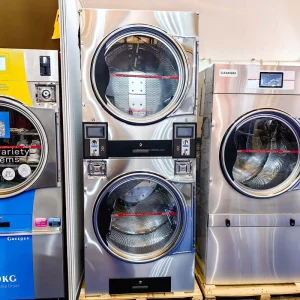 Commercial Coin-Operated Stack Dryer for Laundromats and Hotels
