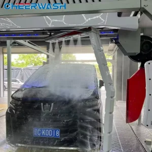 Commercial Electric Touchless Car Wash Machine with High-Pressure Cleaner, Stainless Steel, 10 MPa