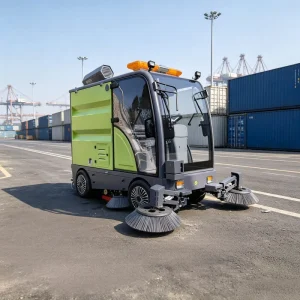 Commercial Floor Washing Equipment Floor Sweeper with Battery Operated Large Dust Bin for Parking Lot Factory Workshop