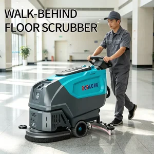 Commercial Industrial Electric Walk-Behind Carpet Floor Scrubber Washing Machine Cold Water Cleaning Descaling/Stripping