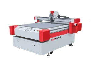 Compact Automatic Oscillating Knife Leather Cutting Machine for Car Seat Covers, Garments and Automotive Upholstery