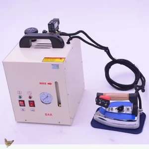 Compact Stainless Steel Steam Iron with Water Boiler Industrial Ironing Equipment