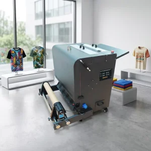 Compact Vertical DTF Powder Shaking Curing Dryer with Temperature Control for Workshop Printing