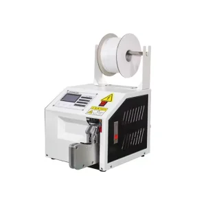 Computerized Wire Winding and Tying Machine for Precision Electronic Cable with PLC Control