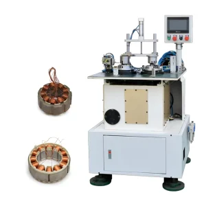 Custom Ceiling Fan Motor Water Pump Compressor Garden Tools Brushless Motor Two Station Stator Winding Machine