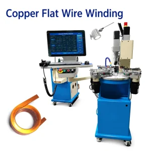 Custom Winding Coil with Insulated Flat Copper Wire for Electronics, Home Appliances, and Automotive Applications