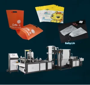 D-Cut and W-Cut Nonwoven Fabric Bag Making Machine for Shopping Bags and Cloth Bags