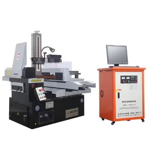 DK7763F CNC PLC-Controlled Wire Cutting Metal Mold EDM Machine, 0.02mm Precision, Ra<2.5m Surface Roughness
