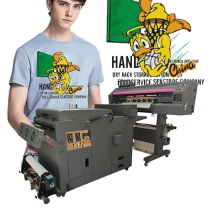 DTF Printer 60cm A1 Digital Textile Printing Machine I3200 for T-Shirts and All Fabrics