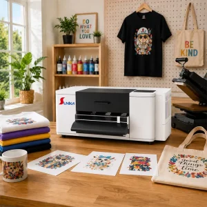 DTF Printer Printing Machine XP600 30CM Heat Transfer APP Control Roll-to-Roll Fast Speed High Precision