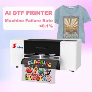 DTF Printer XP600 No Computer Required Phone Remote UDisk Print Auto Maintenance Quiet Guide Rail for Custom Gift Shop