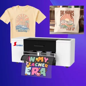 Desktop DTF Printer Direct to Film Auto Cleaning WiFi USB Remote Print for T-Shirt Custom Apparel Store