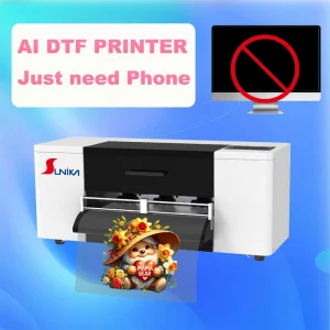 Desktop DTF Printer F1080 No Computer Phone Print Automatic White Ink Circulation Cleaning for Small Business