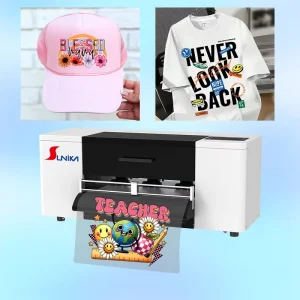 Desktop DTF Printer F1080 No PC Automatic White Ink Circulation Built-in Cutter WiFi Remote Print for Custom Apparel Store