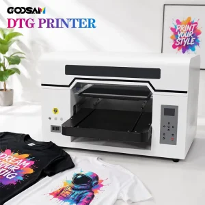 Desktop DTG Printer with Printhead for Cotton Clothing and T-Shirt Printing
