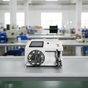 Desktop Semi-Automatic Winding Machine with Adjustable Winding Capacity and Cable Binding Function, AC220V 300W