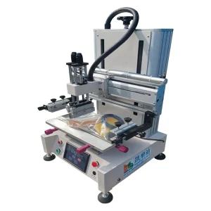 Desktop Small Screen Printing Machine Pneumatic Vacuum Worktable Flatbed Semi Automatic Serigraphy Silk Mesh Stencil Printer