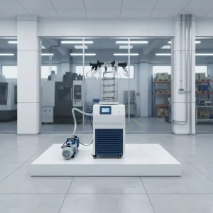 Desktop Vegetable Fruit Snack Processing Laboratory Vacuum Freeze Dryer