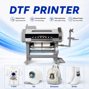 Digital 24-Inch, 60 cm Multicolor DTF Printer with Direct Transfer Film System