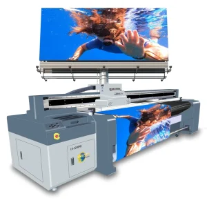 Digital Inkjet Roll-to-Roll UV Printer for Advertising Cloth, Oil Painting Canvas, and Backdrops