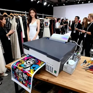 Direct to Film T-Shirt Garment Printing Machine XP600 Head 30cm A3 DTF Printer for Fabric Film Printing
