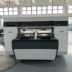 Direct-to-Garment DTG Printer, 4-Head Double-Station Flatbed Printer