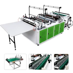 Double Layer High-Speed Heat Seal Cold Cut Bag Machine with Servo Drive System