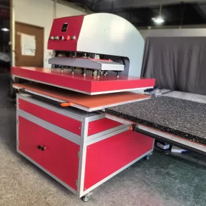 Dual-Station 100x120cm Double-Table Pneumatic Heat Press Machine with 80x100cm Sublimation Format for T-Shirt Printing Vinyl