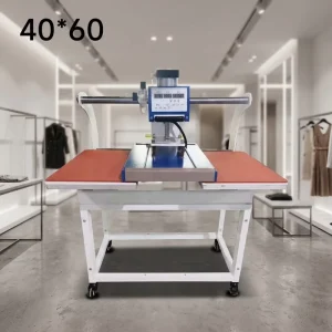 Dual-Station 40x60cm Electric Pneumatic Heat Press for DTF and Textile Sublimation