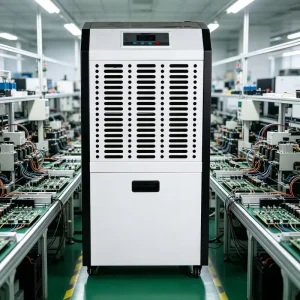 Electric 60L/D Floor-Standing Industrial Dehumidifier Air Dryer with Digital Display