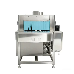 Electric Automatic Stackable Crate Washer High Pressure for Supermarkets