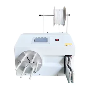 Electric Cable Coil Winder and Spiral Wire Winding Machine, Semi-Automatic, 300W, MD40-80