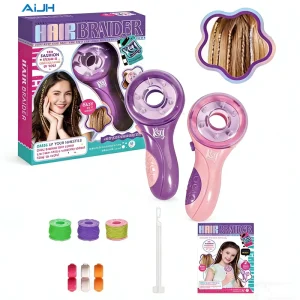 Electric Hair Braider for Girls DIY Hair Weave Twist Knitting Roll Braiding Styling Machine