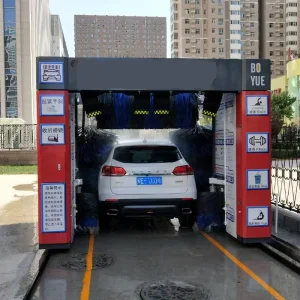 Electric Heavy-Duty Gantry Automatic Rollover Car Washer with Soft Brush and Air Dryer for Sedan, SUV, and MPV