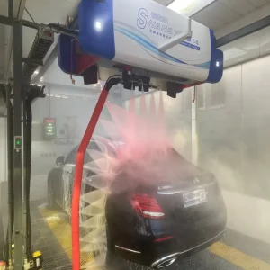 Electric Touchless Automatic Car Wash Machine with 5 Brushes Heavy-Duty Commercial Vehicle Washing Equipment