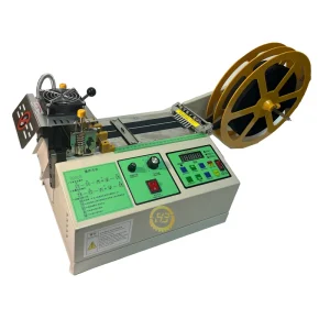 Electronic Automatic Benchtop Fabric Roll and Tape Cutter Machine