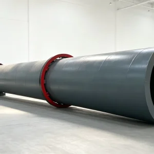 Energy Saving Single Drum Dryer Continuous Rotary Dryer for Ore Powder Mine Tailings for Mineral Raw Material Drying Workshop