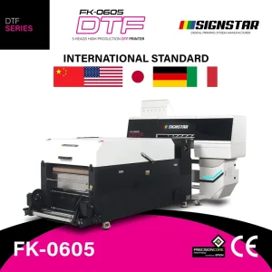 FK-0605 DTF Printing Machine, 5 Heads, 0.6m Width, for T-Shirt, Hoodie and All-Fabric Heat Transfer